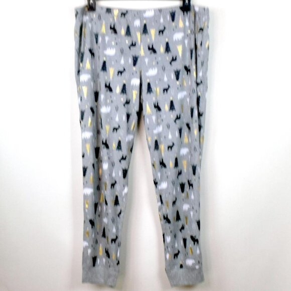 BIN Family PJs Winter Trees Womens Pajama Set Gray NWT - Picture 5 of 6
